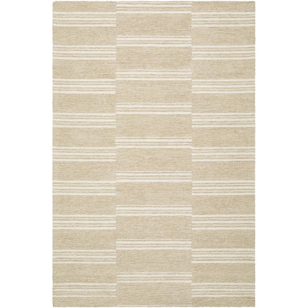 Our PNW Home Idaho Beige 2 ft. x 3 ft. Modern Area Rug