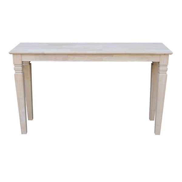 International Concepts Java 52 In Unfinished Standard Rectangle Wood Console Table Ot 60s The Home Depot International Concepts Java 52 In, Unfinished Furniture Spokane