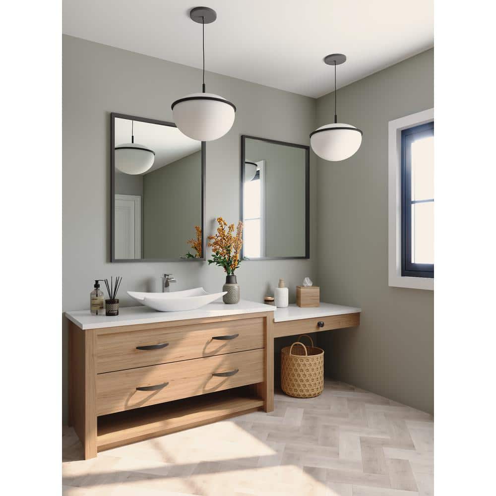 Prism White Ceramic Rectangular Above-Counter Vessel Sink