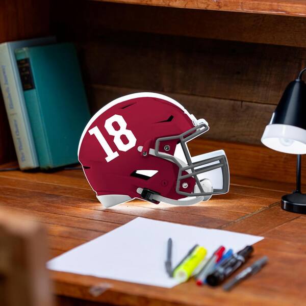 Evergreen University of Alabama Red NCAA Helmet Desklite LED Decor 8LED924TTH