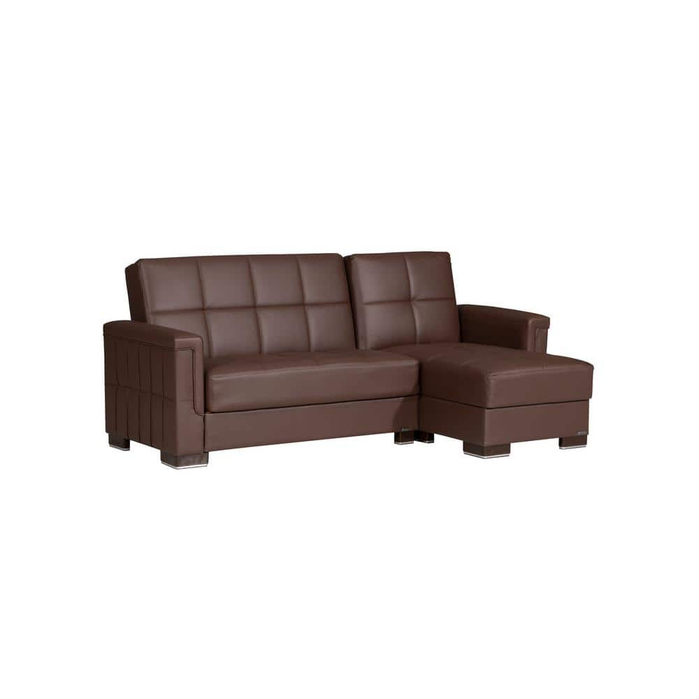 uratex sofa bed brown