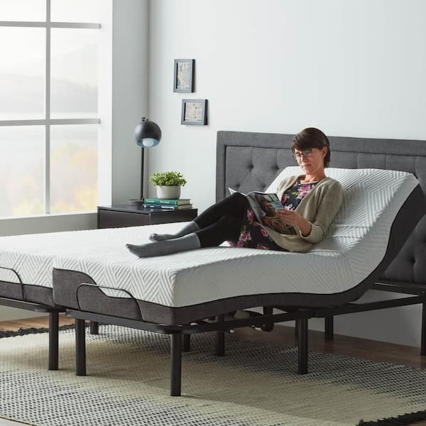 lucid comfort collection l300 adjustable bed base