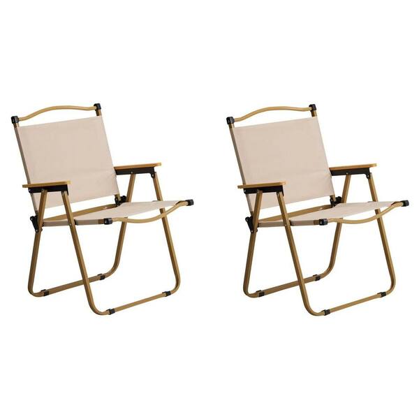2 Pack Kermit-Style Folding Chairs: Durable Steel Frame & 220 lb Capacity