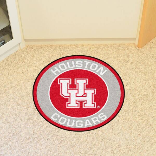 Fanmats Ncaa University Of Houston 27 In Round Roundel Mat Area Rug 21727 The Home Depot