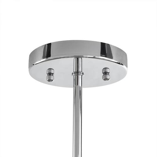 Leonie 16.5 in. 6-Light Chrome Sputnik Semi-Flush Mount Flush Mount Ceiling Lights