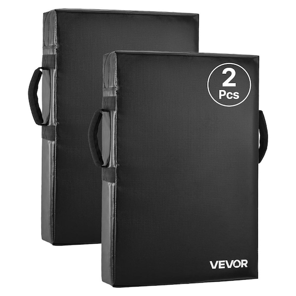 Football Blocking Dummy, 24x16 in. Blocking Pads, Kick Shield Pad with Handles, High-Density Sponge Tackle Dummies 2PCS