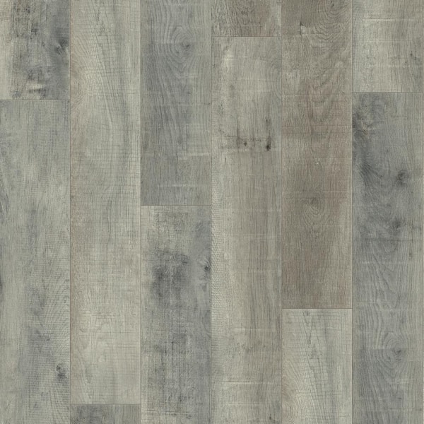 Home Decorators Collection Take Home Sample - Rockwater Oak Multi-Colored Waterproof Laminate Flooring