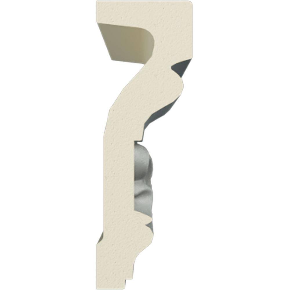 Primed Geometric Polyurethane Chair Rail Moulding Sample