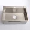 Flynama 24 in. D x 18.30 in. W Drop-In/Undermount Sink in