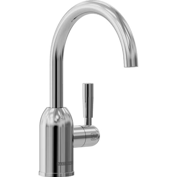 InSinkErator Invite HOT150 Series 1-Handle 6.25 in. Instant Hot Water  Dispenser Tank with Faucet in Chrome H-HOT150C-SS - The Home Depot