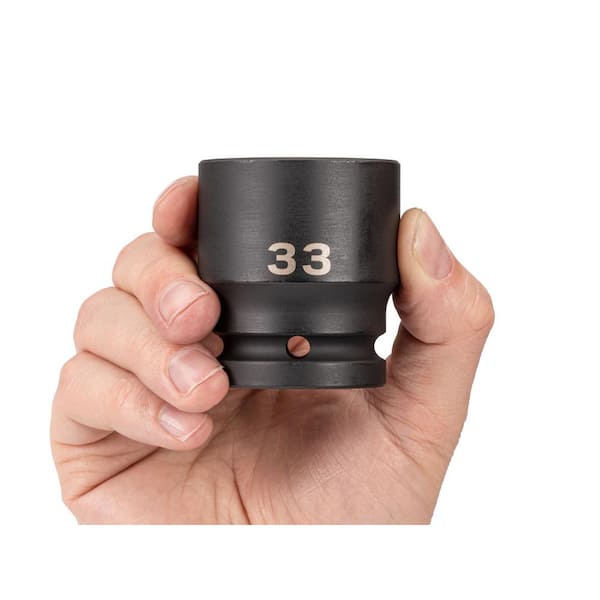 TEKTON 3/4 in. Drive x 33 mm 6-Point Impact Socket SID32133 - The