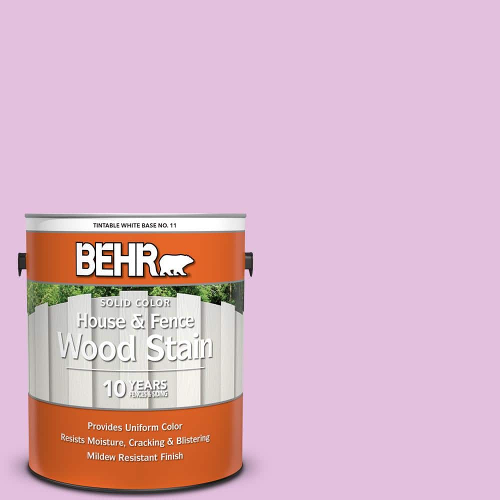 1 gal. #P110-2 Girl Talk Solid Color House and Fence Exterior Wood Stain