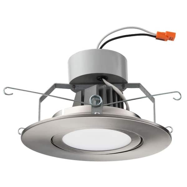 Lithonia Lighting 6 in. 3000K New Construction or Remodel Recessed Integrated LED Kit