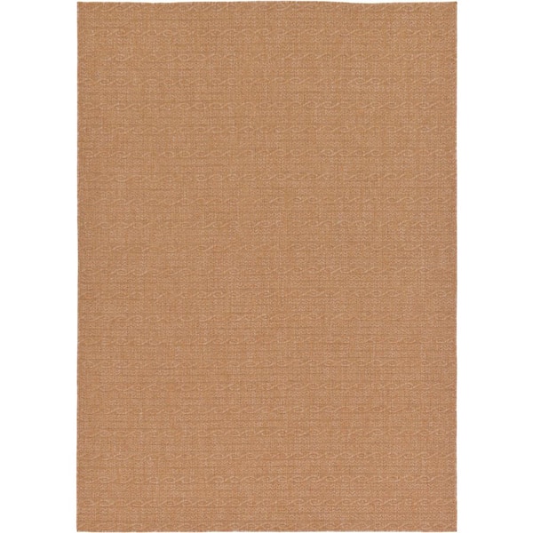 Outdoor Links Light Brown 7' 0 x 10' 0 Area Rug