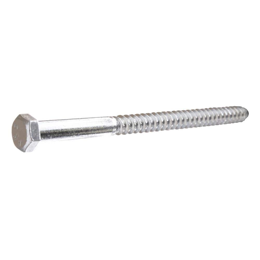 1/4 in. x 6 in. Zinc-Plated Hex Hex Head Lag Screw (50-Pack) price history on PriceWatchPro