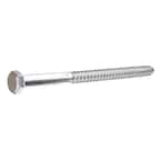 1/4 in. x 5-1/2 in. Hex Zinc Plated Lag Screw (50-Pack)