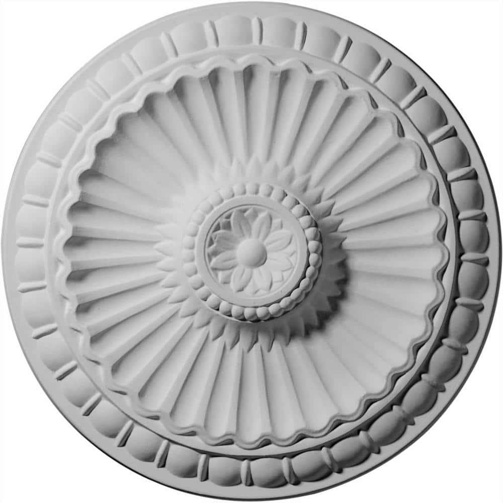 Ekena Millwork Swindon Ceiling Medallion - 16 7/8" OD X 1 1/2" - Classic Design