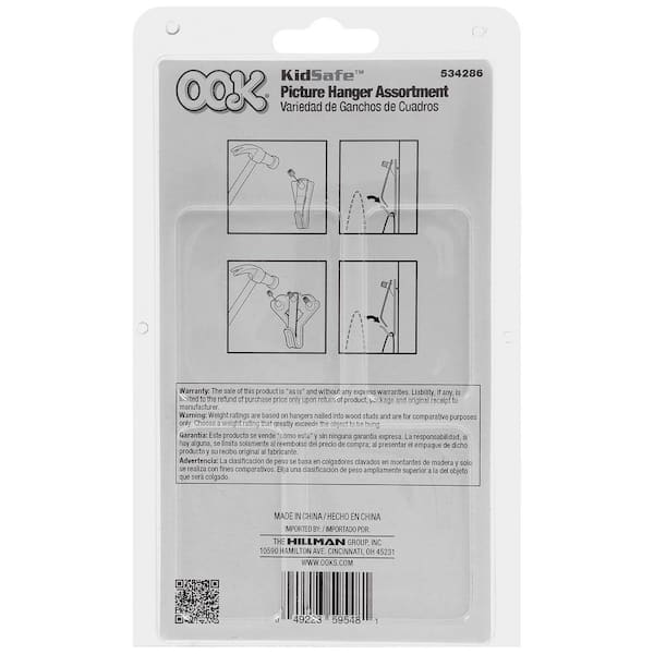 QuakeHOLD! A-Maze-ing Picture Hooks (4-Pack) 4338 - The Home Depot