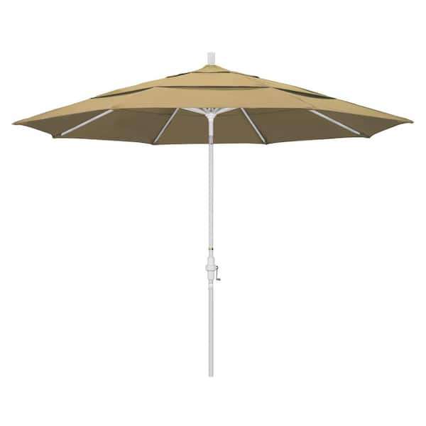 California Umbrella 11 ft. Aluminum Collar Tilt Double Vented Patio ...