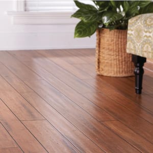 Strand Woven Distressed Dark Honey 1/2 in. T x Multi Width x 72 in. L Solid Bamboo Flooring (22 sqft/case)