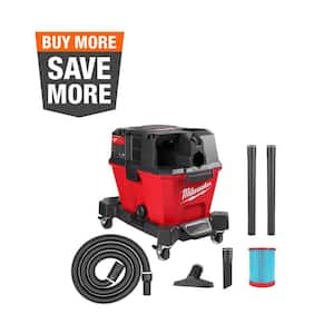 M18 FUEL 6 Gal. Cordless Wet/Dry Shop Vacuum with Filter, Hose, and Accessories