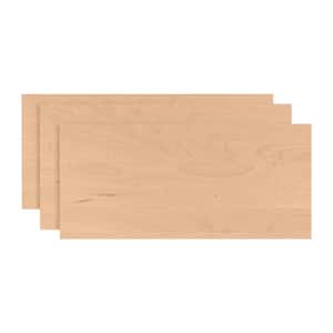3/4 in. x 12 in. x 24 in. Edge-Glued Cherry Hardwood Boards (3-Pack)