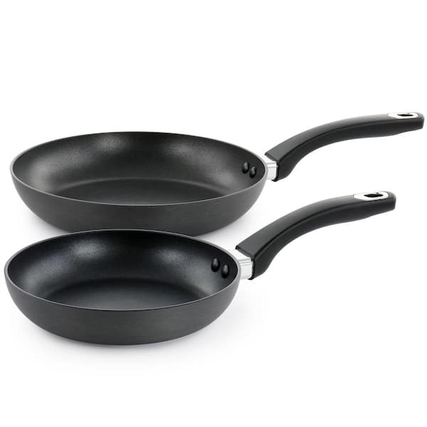 Martha Stewart Non-Stick Hard Aluminum Cookware Set, Matte Black, Set Of 10