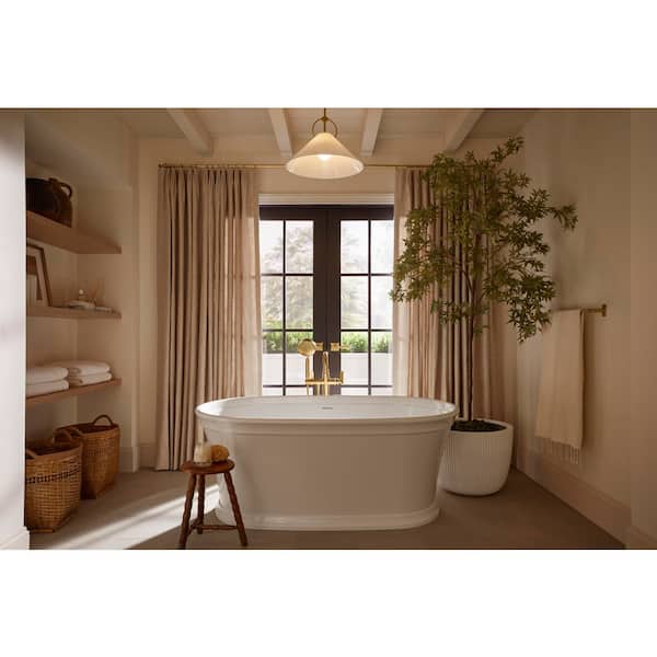 KOHLER Castia By Studio McGee 24 in. Wall Mounted Towel Bar in Vibrant Brushed Nickel