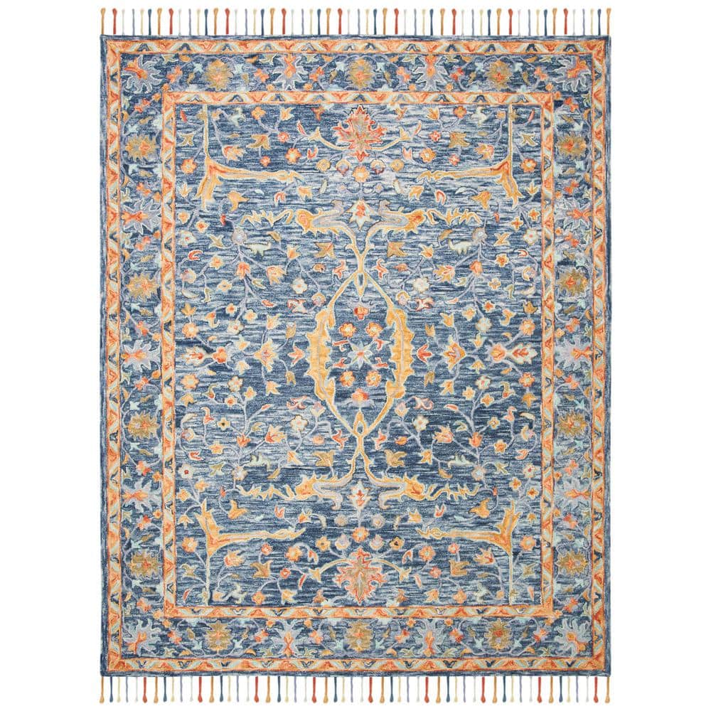 Handmade Multicolor Wool 9' x 12' Tufted Area Rug
