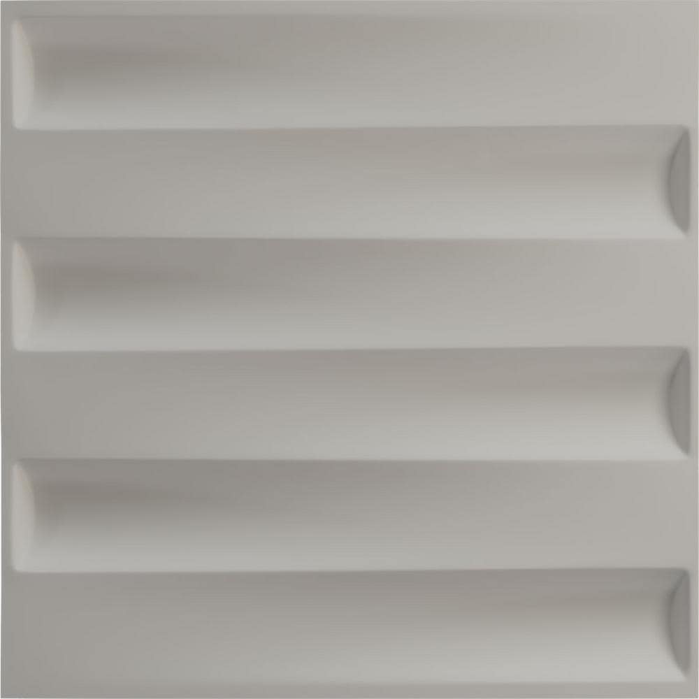 Naomi UltraCover Satin Blossom White 3D Textured PVC Wall Panel