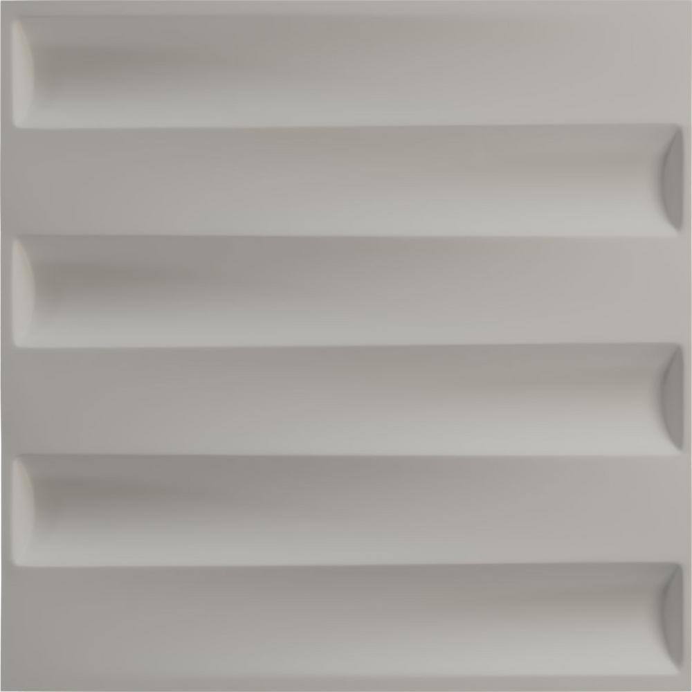 Naomi UltraCover Satin Blossom White 3D Textured PVC Wall Panel