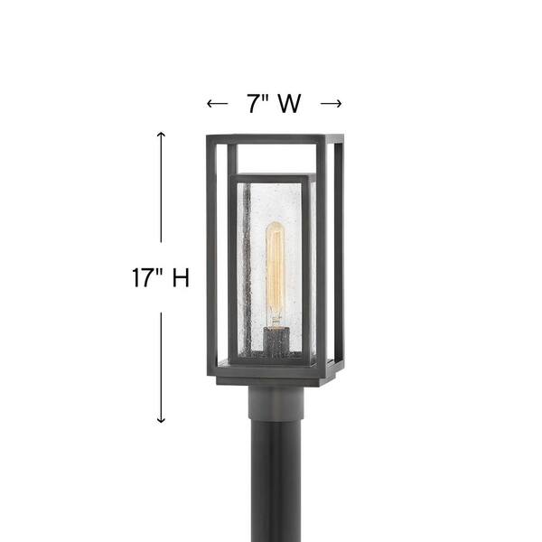 Hinkley Atwater 1-Light Outdoor Light In Ash Bronze