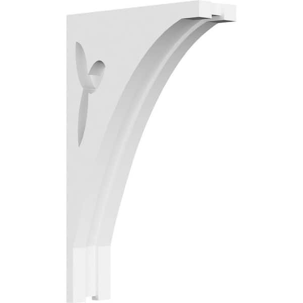 Ekena Millwork Naple 1.5 in. W x 10 in. H x 6 in. D Signature Urethane Polyurethane Corbel