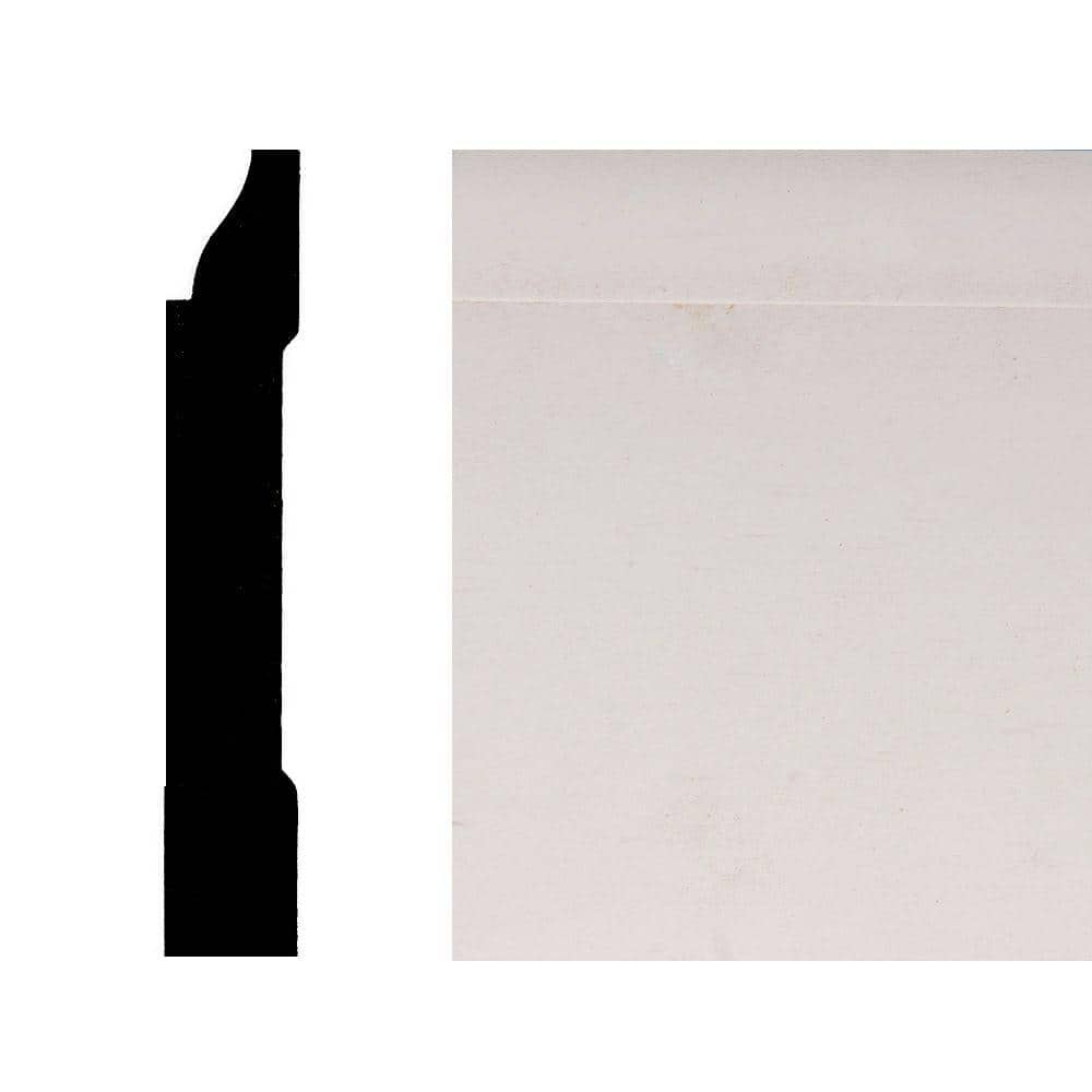 Builder's Choice LWM633 1/2 in. x 3-3/16 in. Primed Wood Finger-Jointed ...