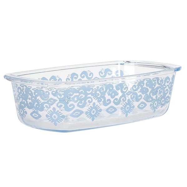 Spice BY TIA MOWRY 1.6 Qt. Spicy Cloves Rectangle Glass Loaf Pan