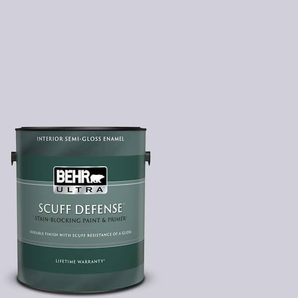 BEHR ULTRA 1 gal. #660E-2 Purple Essence Extra Durable Semi-Gloss Enamel Interior Paint & Primer