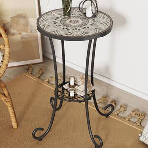 Modern Hourglass Structure Sophisticated Aesthetic 16 in. Outdoor