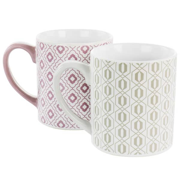 Mr. Coffee Bliss 4 Pack 20 OZ Assorted Design Stoneware Mug Set, Mug Set  (4-Pack) - Kroger