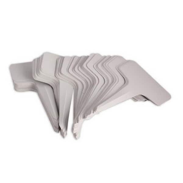 maocao hoom 100-Pieces 6 x 10 cm Plastic Plant T-Type Tags Nursery Garden Labels