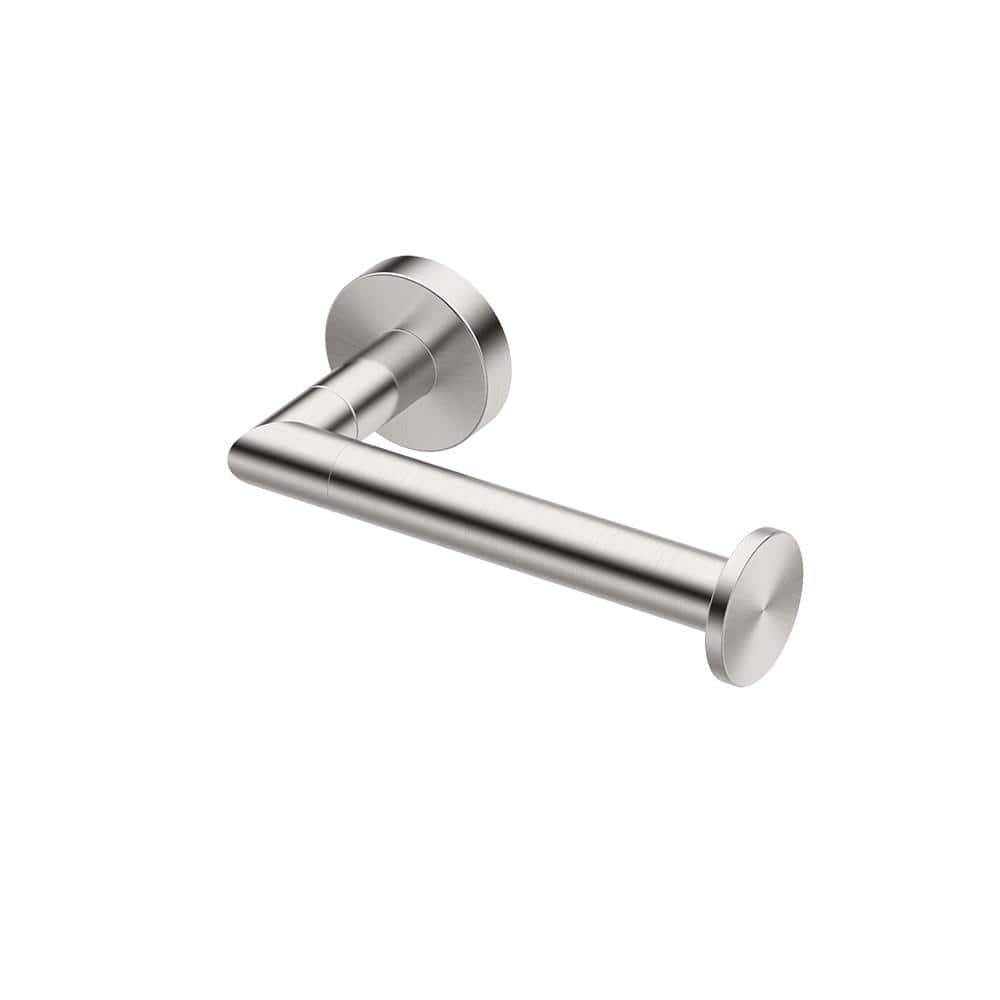 Gatco Glam, Euro Toilet Paper Holder in Satin Nickel 4643 - The Home Depot