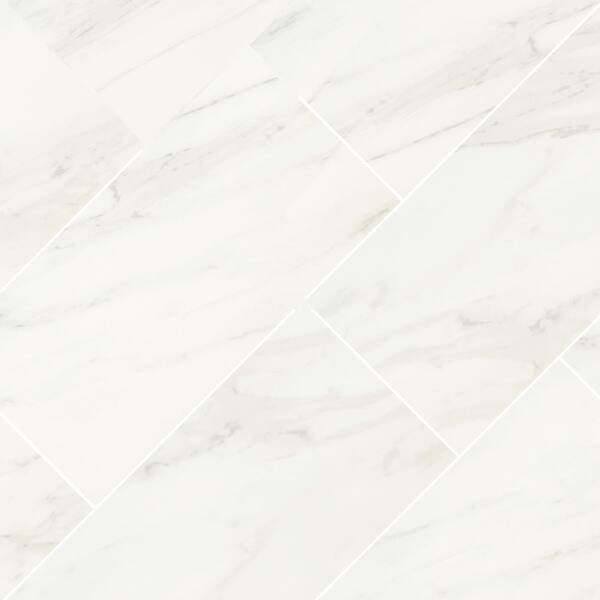 Exclusive Home Decorators Collection Kolasus White 12 in. x 24 in. Matte Porcelain Floor and Wall Tile (16 sq. ft. /case) Exclusive Home Decorators Collection Kolasus White 12 in. x 24 in. Matte Porcelain Floor and Wall Tile (16 sq. ft. /case)