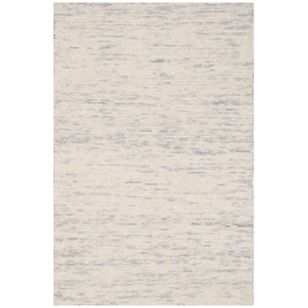 SAFAVIEH Himalaya Silver Doormat 2 ft. x 3 ft. Solid Area Rug
