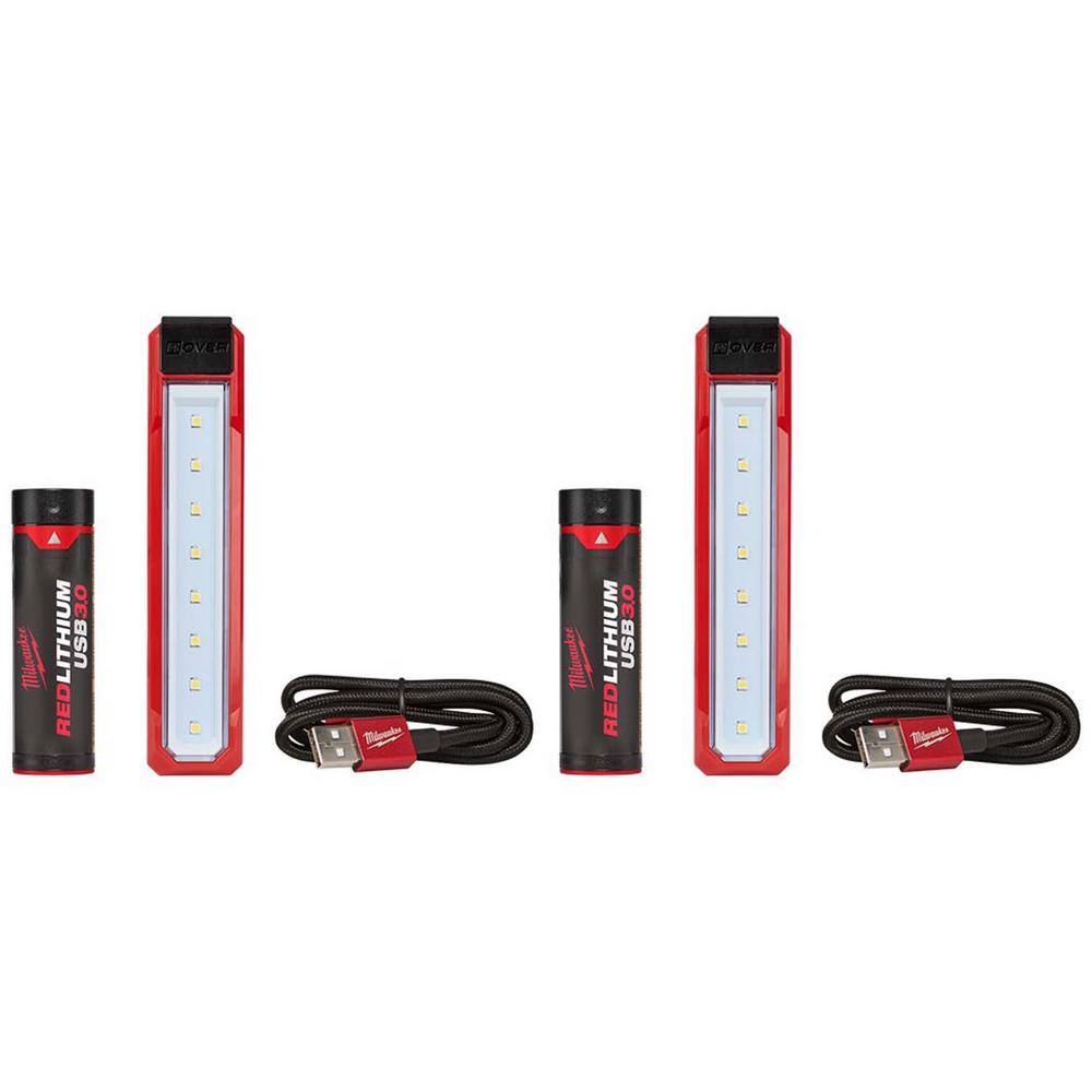 Milwaukee 500 Lumens LED Pivoting REDLITHIUM USB Flashlight & 500