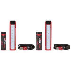 500 Lumens LED Pivoting REDLITHIUM USB Flashlight & 500 Lumens LED Pivoting REDLITHIUM USB Flashlight (2-Pack)