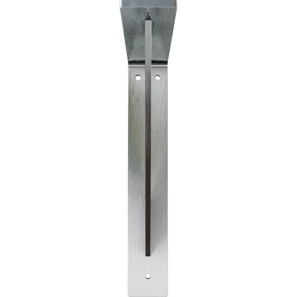 Unfinished Steel 12" x 12" x 2" Traditional Bracket