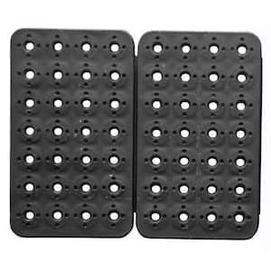 MagClip 12-1/8 in. x 10-1/4 in. Black 2 Panel 56 Magnet Power Mat (No Pegs)