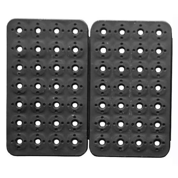 Triton Products MagClip 12-1/8 in. x 10-1/4 in. Black 2 Panel 56 Magnet Power Mat (No Pegs)