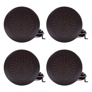 CSE Inc. 6 in. 13-Watt LED Dimmable Downlight Flush Mount 3000K Brown Lens and Trim Color (4-Pack)
