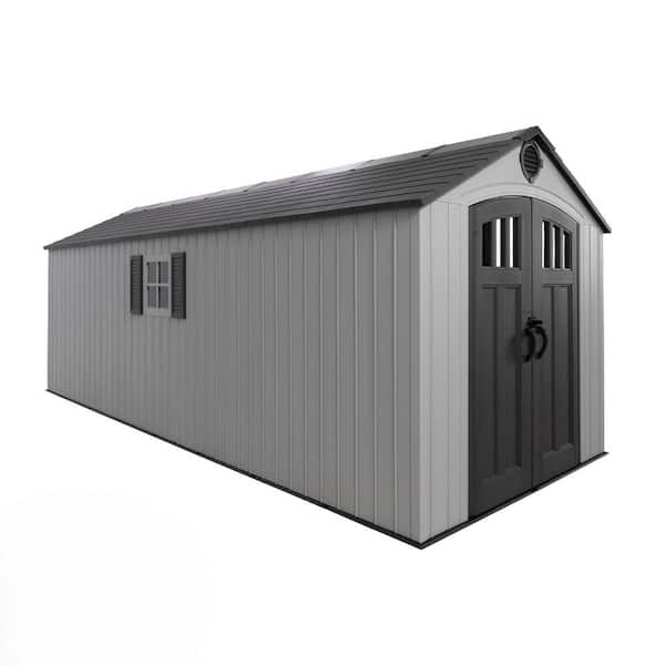 8 ft. W x 20 ft. D Outdoor Resin Storage Shed (160 sq. ft. )