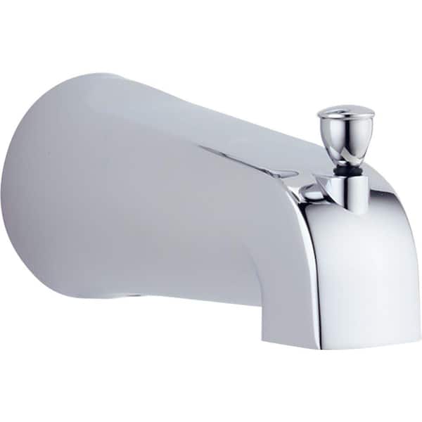 Delta Foundations 5-3/8 in. Metal Pull-Up Diverter Tub Spout in Chrome